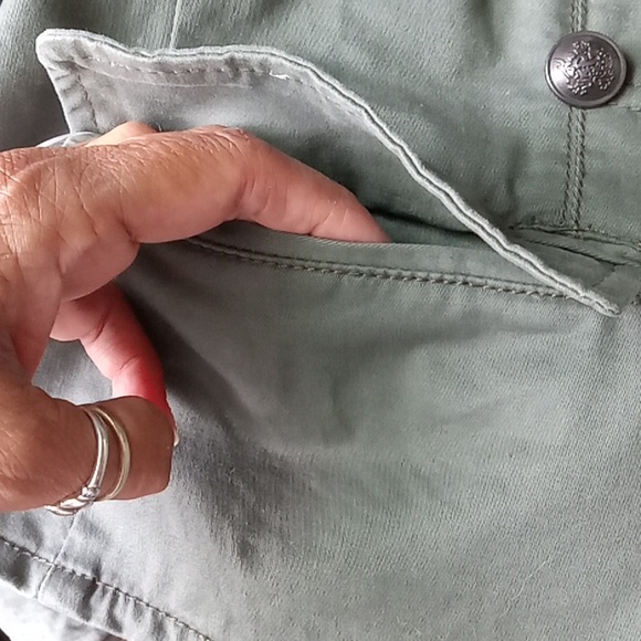 NWT Military Style Jacket Khaki Green XXL Junior - Picture 7 of 8